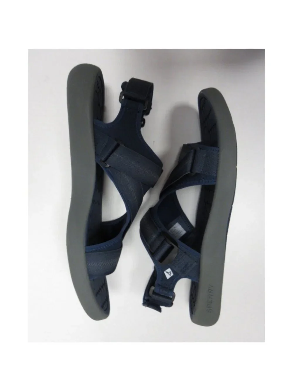 Sperry Top Sider Sandals 11 M Navy Big Eddy H2O Strappy SON-R Tech NEW